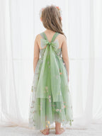 Vestido de tul con corte en A y largo hasta los tobillos (2003227711)
