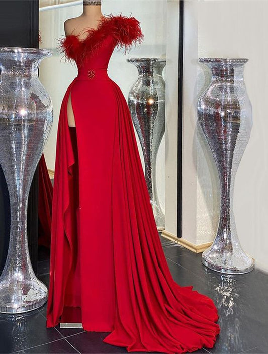Vestidos de fiesta rojos, vestidos de noche hechos a medida, vestidos de noche de moda Y488