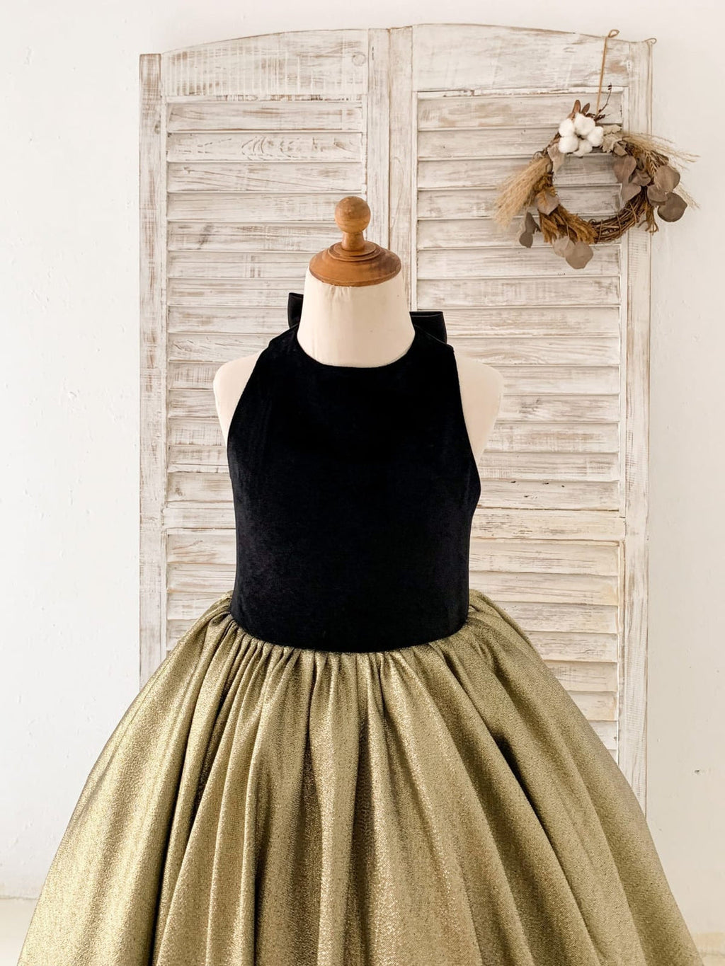 Duchesse-Linie/Princess-Linie Jacquard Samt Sweep/Pinsel zug Schwarzes Kleid (2003227667)
