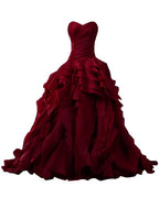 Vestidos de noche burdeos, vestidos formales de gala, vestidos de noche para adolescentes Y1558