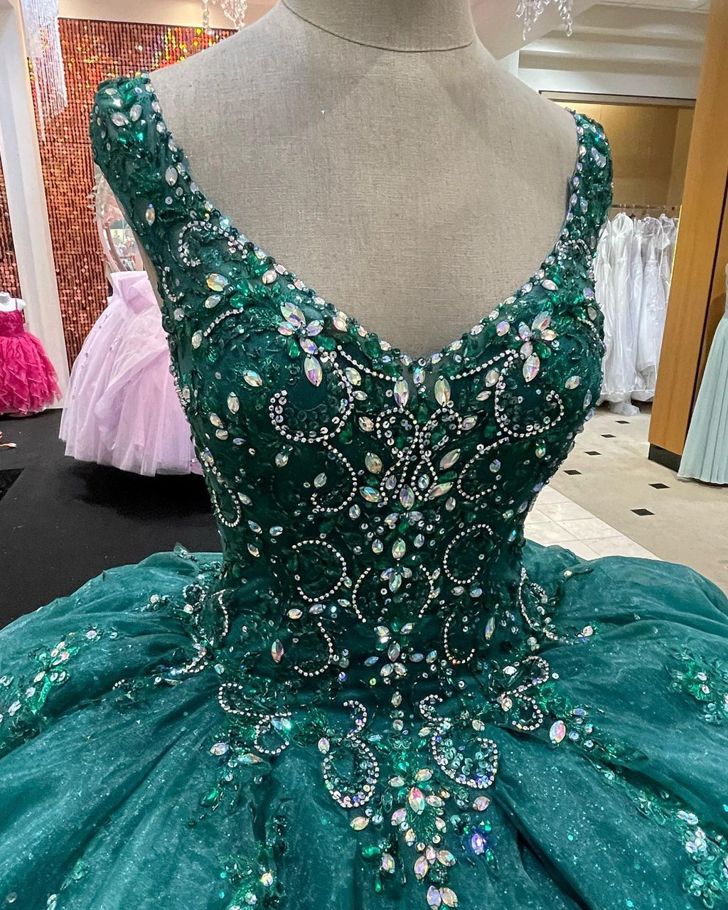 Ballkleid Geburtstagskleid Schnürung Sweet 16 Kleid Y1229