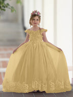 Vestido de fiesta/princesa de encaje con cola larga, color rosa, para cumpleaños