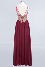 Halter Spaghetti Gold Appliques Swing Dress Sleeveless Tulle Chiffon Evening Maxi Dress