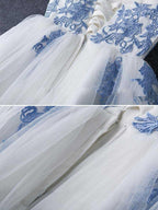 Vestido de fiesta corto sexy de corte A sin tirantes, PD351