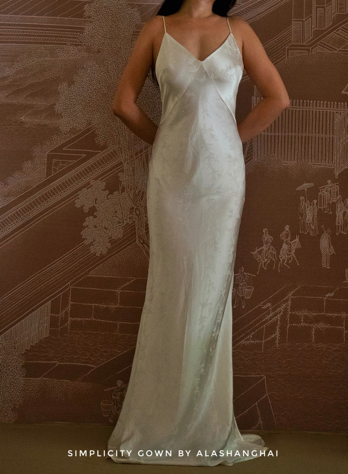 Bamboo Jacquard Gown
