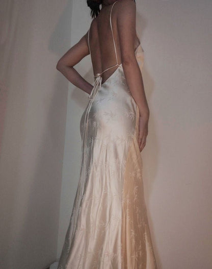 Bamboo Jacquard Gown