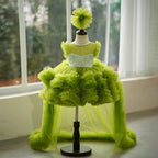 Ballkleid/Prinzessin Tüll Asymmetrisches Kleid für die 1. Geburtstagsfeier eines Babymädchens 