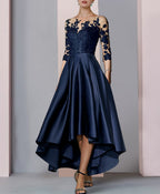 Vestidos de madre de la novia de corte A/princesa con apliques