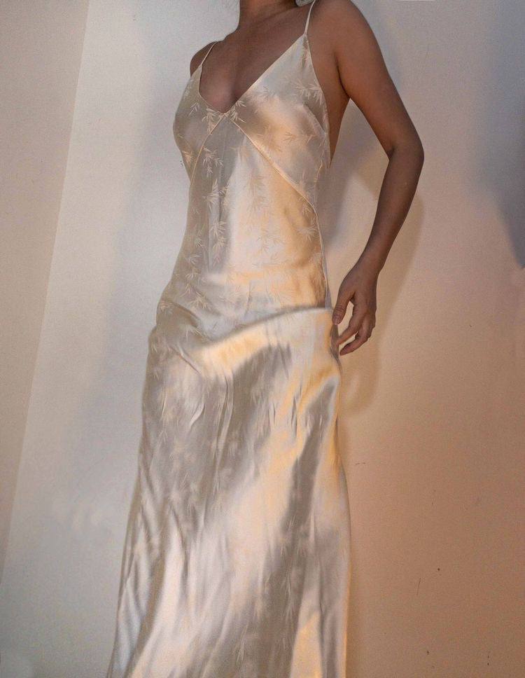 Bamboo Jacquard Gown