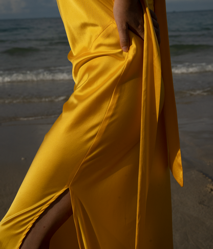 Alleta Silk Dress Gown