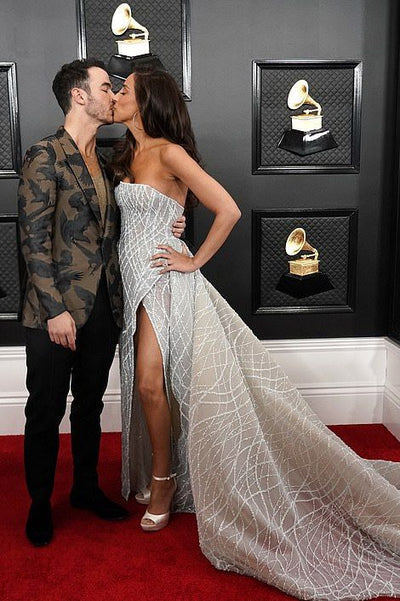 Celia | A-Linie trägerlos blau lange Ballkleider einzigartiges Abendkleid