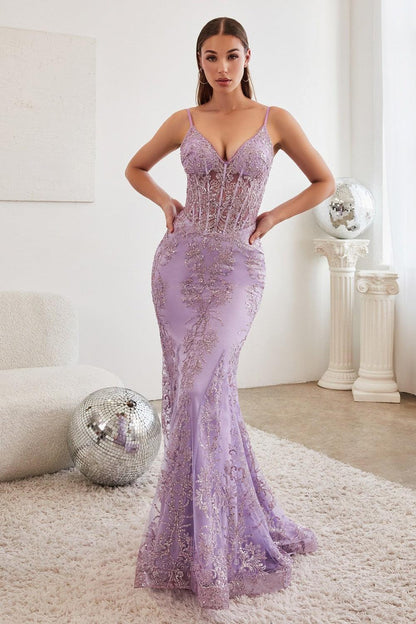 Formales langes Korsett-Ballkleid