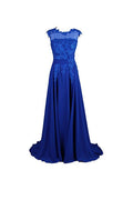 Vestido largo de dama de honor de gasa para fiesta de graduación, vestidos de noche para el regreso a casa BD022