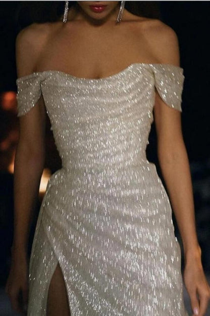 Mermaid / Trumpet Wedding Dresses Sparkle & Shine Dress Wedding Party