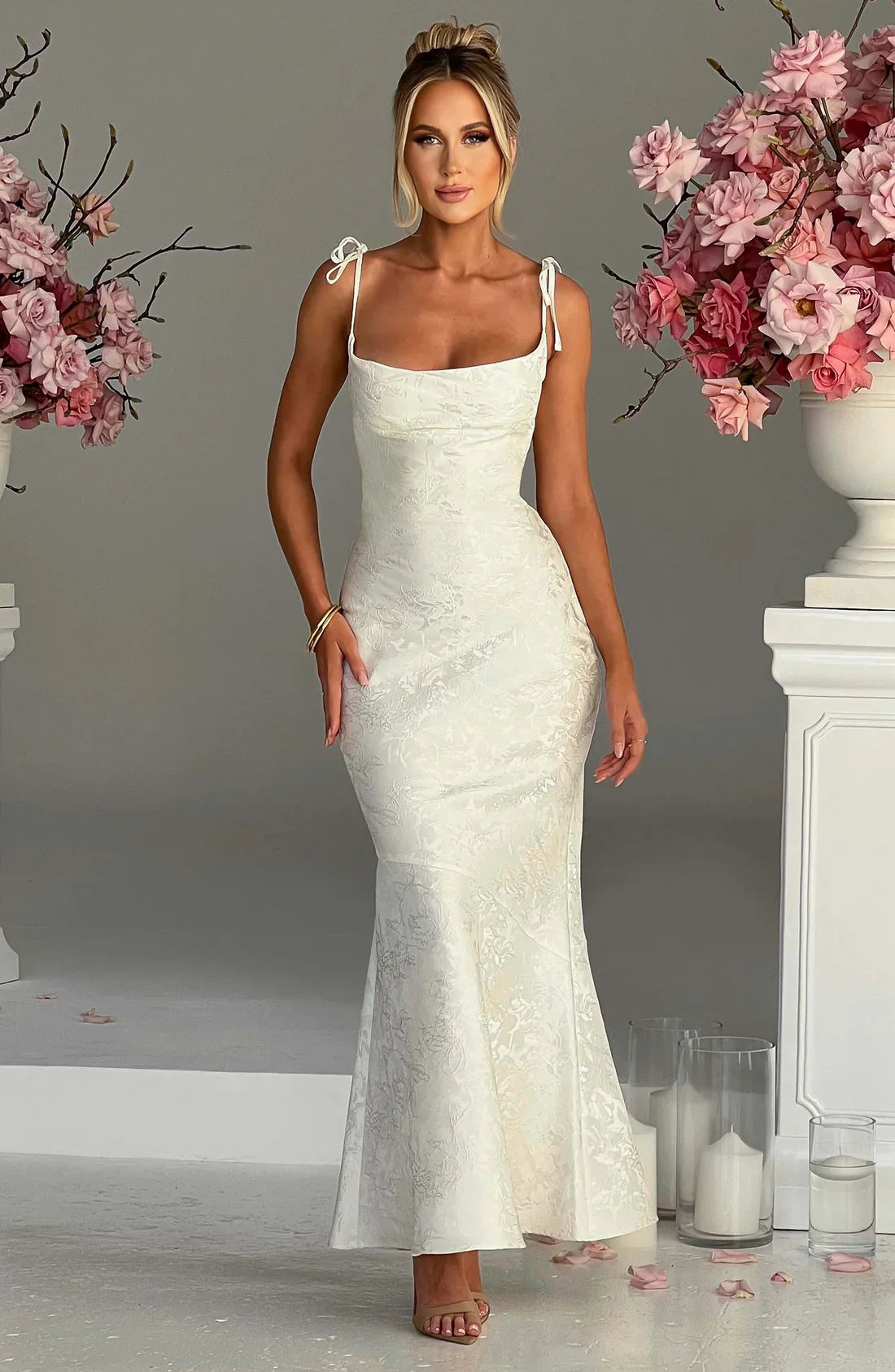 Whitney Maxikleid Abendkleider Meerjungfrau Minikleid 