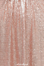 Misshow A-line Sequined One-shoulder Floor-Length Evening Dress Evening Dress