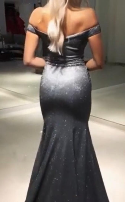 New Year Evening Dresses Long Glitter