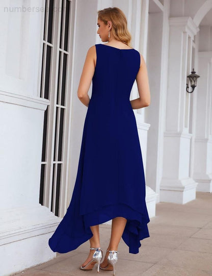 Sunnderly Chiffon Plus Size Mother of Bride Dresses with Jacket Formal Dresses for Wedding SY28073