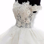 Hermosos vestidos de fiesta cortos de organza rosa con hombros descubiertos PD216
