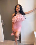 Vestido para 22 cumpleaños, vestido rosa de bienvenida, vestido de fiesta sexy, vestido negro para niñas Y864