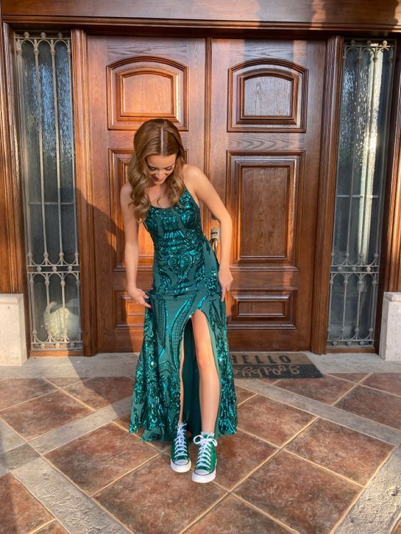 Neu kommen grün prom kleid Abendkleid Lange Prom Kleider Y1831