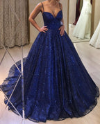 Blau Ballkleid Abendkleid Frauen Sexy Kleider Elegante Party Kleid Y1813