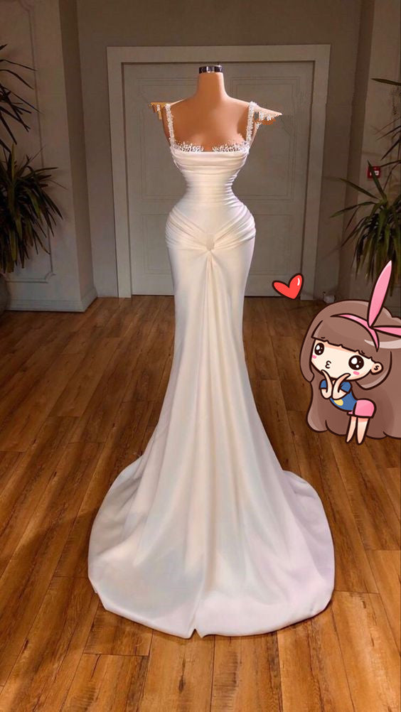 Vestido de noche largo estilo sirena con clase y encantador vestido formal Y616