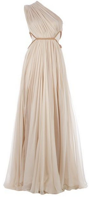 Vestido de fiesta de gasa con un hombro al descubierto, personalizado, Y1234