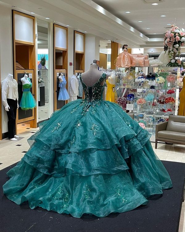 Ballkleid Geburtstagskleid Schnürung Sweet 16 Kleid Y1229