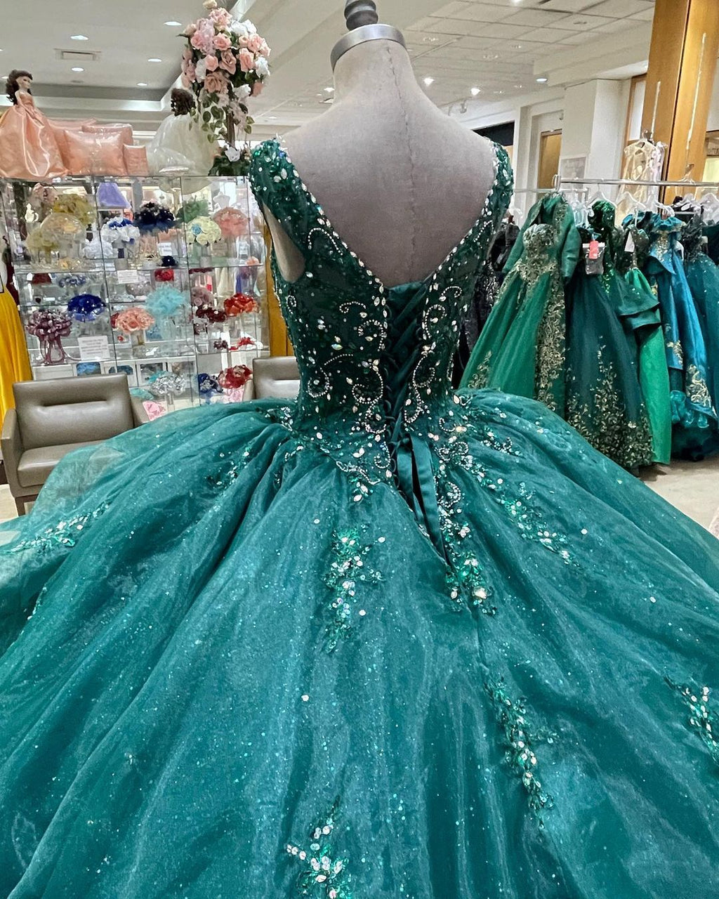 Ballkleid Geburtstagskleid Schnürung Sweet 16 Kleid Y1229