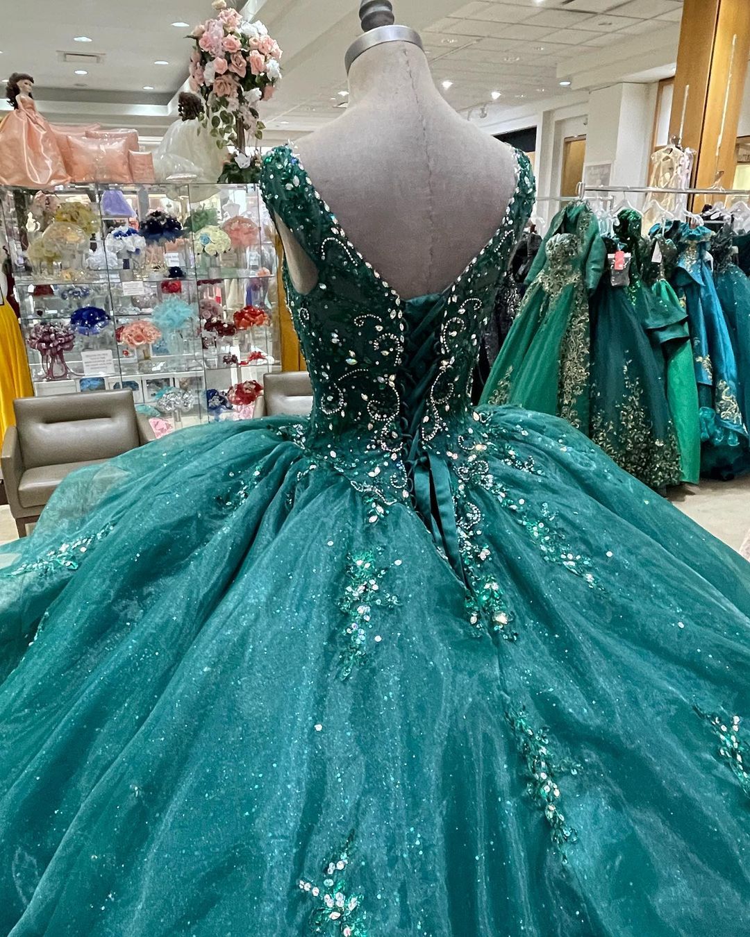 Ballkleid Geburtstagskleid Schnürung Sweet 16 Kleid Y1229