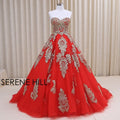 Vestido de novia con cola larga y bordado, talla personalizada, imagen real