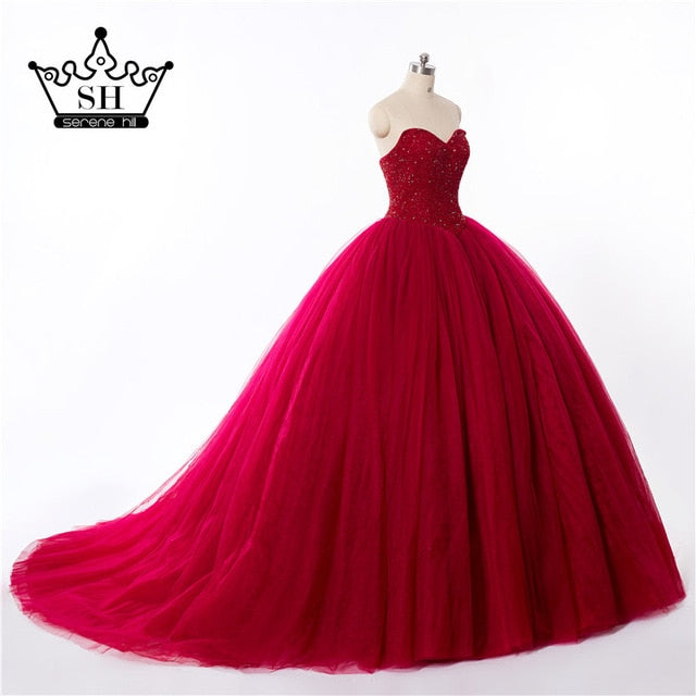 En oferta, sin devolución ni reembolso. Oferta, vestido de novia con cristales burdeos, vestido de novia, vestido de novia HA2014