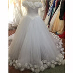 Rosa Wolke Blume Rose Brautkleider Brautkleid Brautkleid HA2003