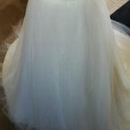 Lange Schleppe Schwangere Fotografie Brautkleid Fotokleid HA2005