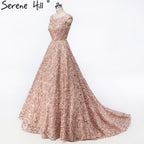 Im Angebot, keine Rückgabe, keine Rückerstattung. Elegantes Abendkleid aus Tüll mit ärmellosen kleinen Blumen, Abendkleid HA2064