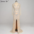 On Sale No Return No Refund Evening Gown Designs Mermaid Beading Sequined LA6281