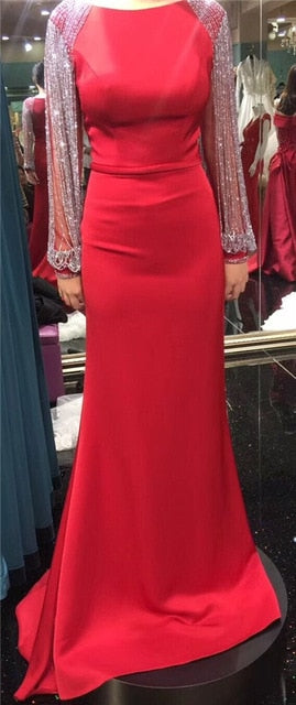 Perlenkette Elegante Meerjungfrau Ballkleider Kristall LA6219