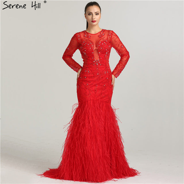 Im Angebot, keine Rückgabe, keine Rückerstattung. Verkauf von Dubai Designer CUT-OUT Sexy Abendkleider Meerjungfrau Tüll LA6407