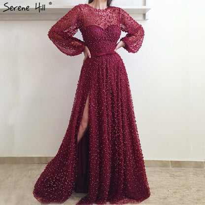 On Sale no return no refundLong Sleeve Evening Dresses Evening Gown LA6348