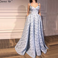 On Sale No Return No Refund Sale Strapless Beach Lace Evening Dresses Sequined Diamond Evening Gowns LA6537