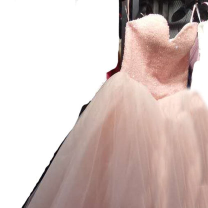 Luxus Perlen Burgund Kristall Puffy Ballkleid Prinzessin Brautkleider