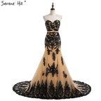 Luxury Mermaid  Embroidery Wedding Dress Bridal Gown Custom Size Robe