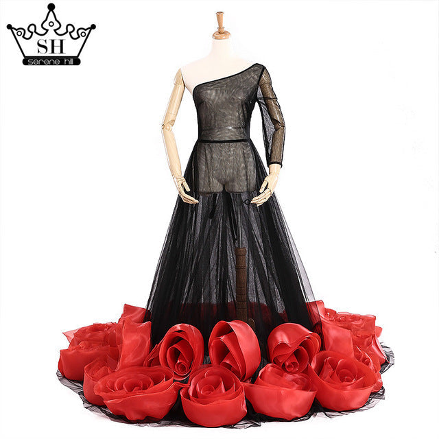 Fotografía de embarazo Vestido de noche sexy transparente Vestido de noche largo