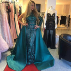 One Shoulder Long Sleeves Evening Dresses LA6619