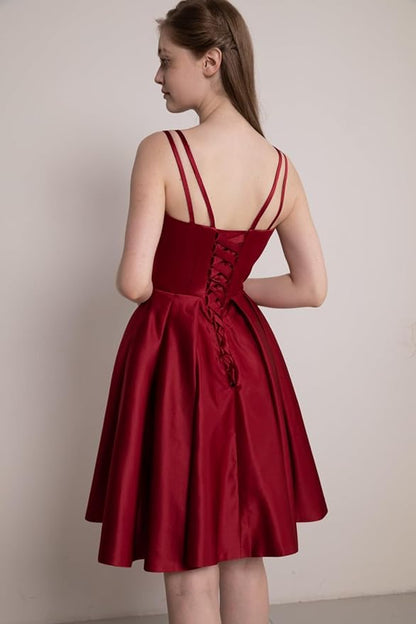 Prom Dress With Shorts Homecoming Dress with Pockets SYH80