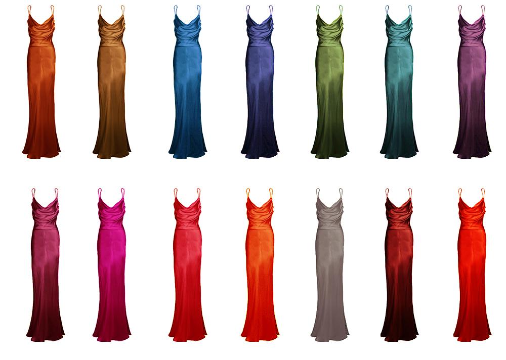 Rhiannon Mulberry Silk Gown