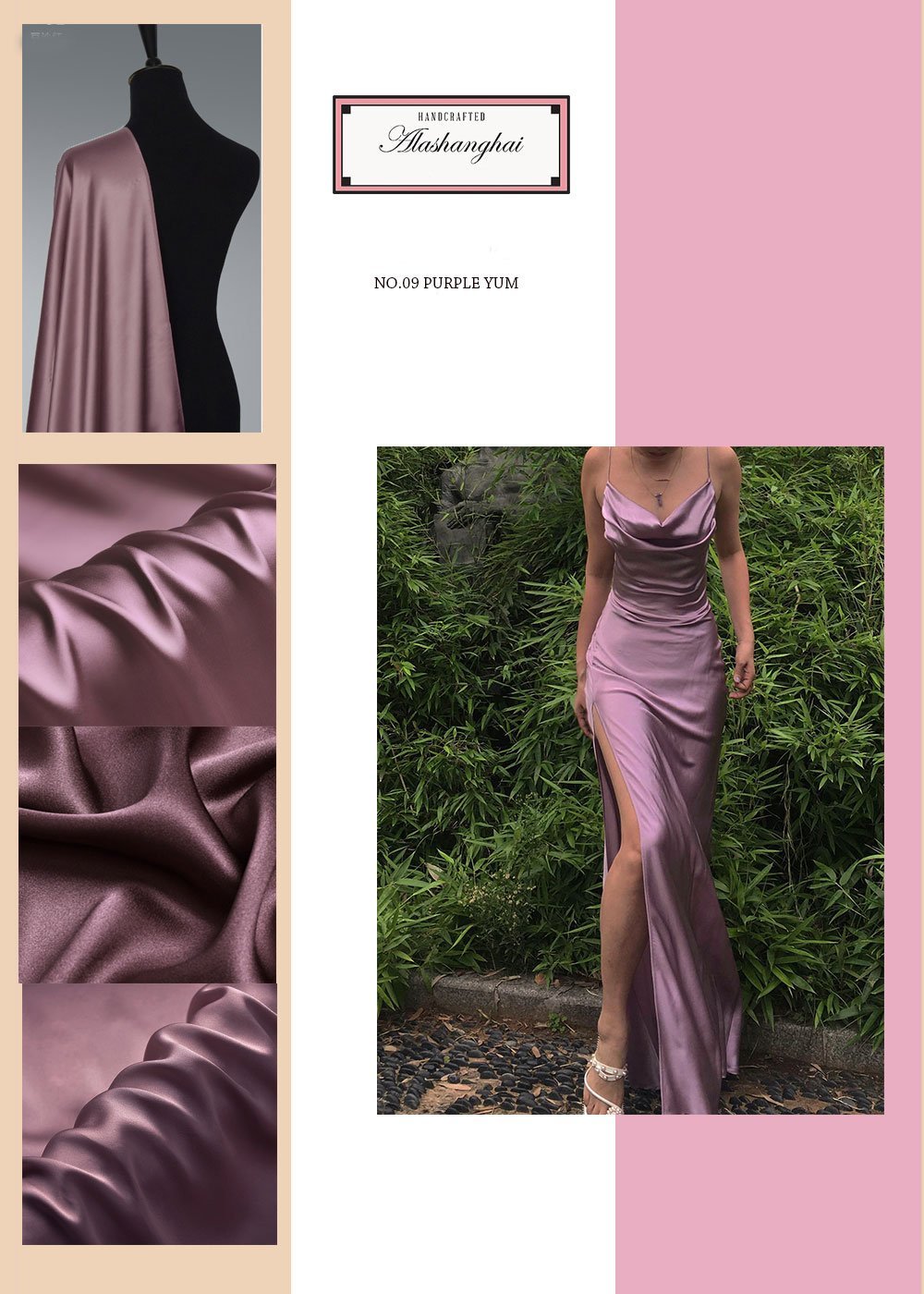 Rhiannon Mulberry Silk Gown