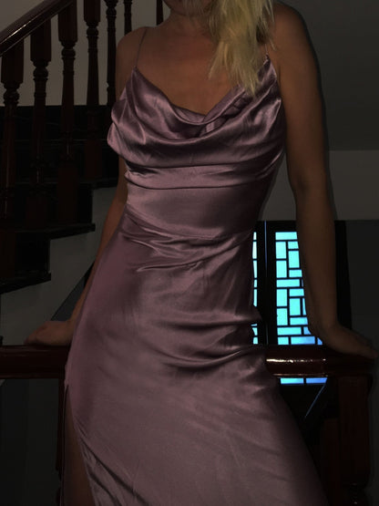 Rhiannon Mulberry Silk Gown