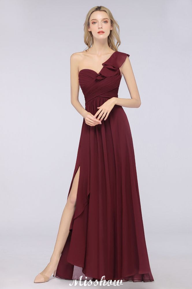 Vestido de dama de honor sexy, sin mangas, con escote en forma de corazón y un hombro, con volantes, para fiesta de boda en la playa